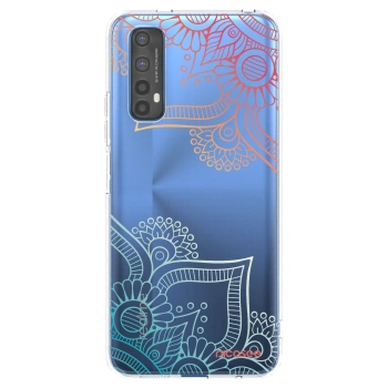 Picasee silikonska prozirna maskica za Realme 7 - Flowers pattern
