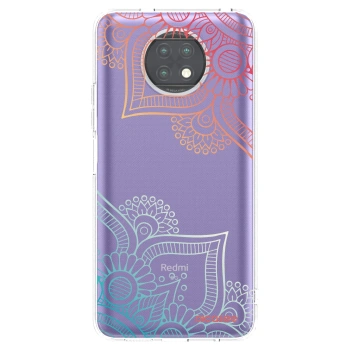Picasee silikonska prozirna maskica za Xiaomi Redmi Note 9T - Flowers pattern