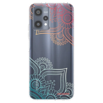 Picasee silikonska prozirna maskica za Realme 9 Pro 5G - Flowers pattern