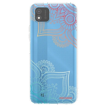 Picasee silikonska prozirna maskica za Realme C11 (2021) - Flowers pattern