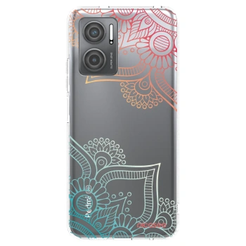 Picasee silikonska prozirna maskica za Xiaomi Redmi 10 5G - Flowers pattern