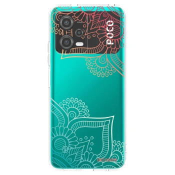 Picasee silikonska prozirna maskica za Xiaomi Poco X5 - Flowers pattern
