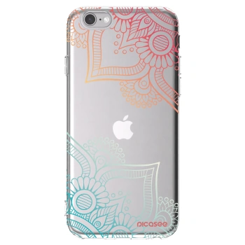 Picasee silikonska prozirna maskica za Apple iPhone 6/6S - Flowers pattern