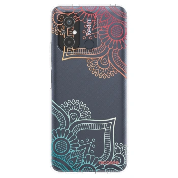 Picasee silikonska prozirna maskica za Xiaomi Redmi 12C - Flowers pattern