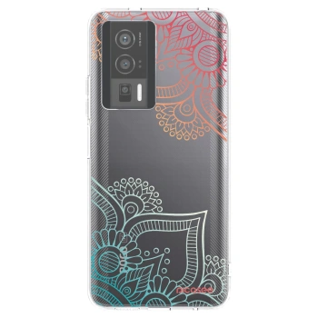 Picasee silikonska prozirna maskica za Xiaomi Poco F5 Pro 5G - Flowers pattern