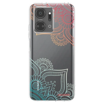 Picasee silikonska prozirna maskica za Honor X7a - Flowers pattern