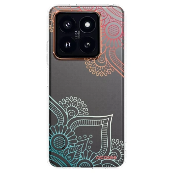 Picasee silikonska prozirna maskica za Xiaomi 14 Pro - Flowers pattern