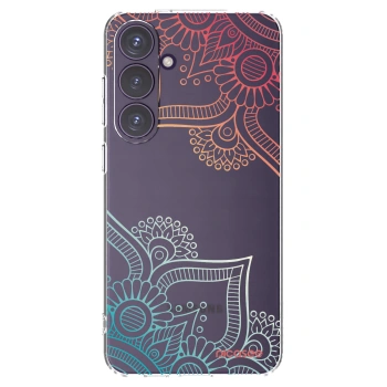 Picasee silikonska prozirna maskica za Samsung Galaxy S24+ S926B 5G - Flowers pattern