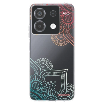 Picasee silikonska prozirna maskica za Xiaomi Poco X6 - Flowers pattern