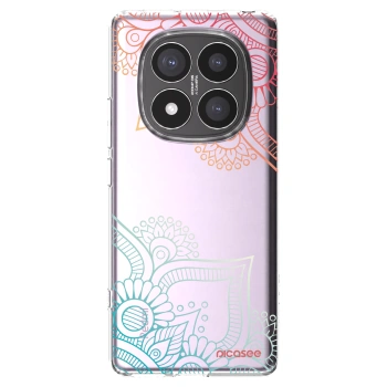 Picasee silikonska prozirna maskica za Xiaomi Redmi Note 14 Pro+ 5G - Flowers pattern