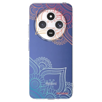 Picasee silikonska prozirna maskica za Xiaomi Redmi 14C - Flowers pattern