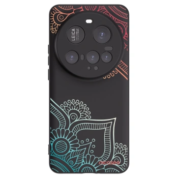 Picasee crna silikonska maskica za Xiaomi 15 Ultra - Flowers pattern