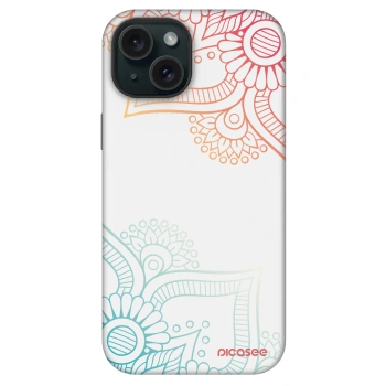 Picasee Fashion Case MagSafe za Apple iPhone 15 - Flowers pattern