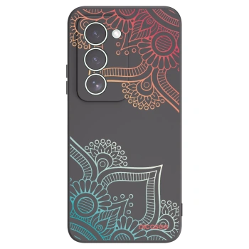 Picasee crna silikonska maskica za Xiaomi Redmi 15 5G - Flowers pattern