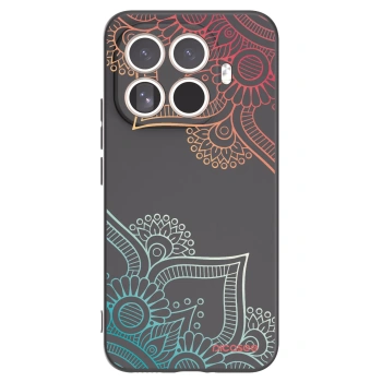 Picasee crna silikonska maskica za Xiaomi 15T Pro - Flowers pattern