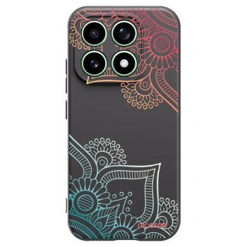 Picasee crna silikonska maskica za Xiaomi 17 - Flowers pattern