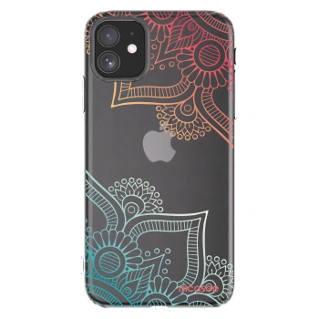 Picasee silikonska prozirna maskica za Apple iPhone 11 - Flowers pattern