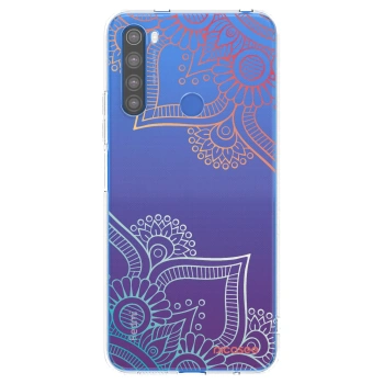Picasee silikonska prozirna maskica za Xiaomi Redmi Note 8T - Flowers pattern