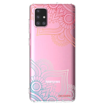 Picasee silikonska prozirna maskica za Samsung Galaxy A71 A715F - Flowers pattern