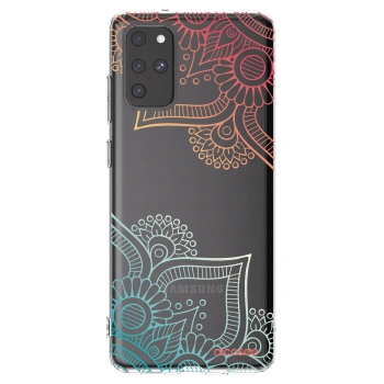 Picasee silikonska prozirna maskica za Samsung Galaxy S20+ G985F - Flowers pattern