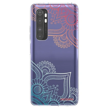 Picasee silikonska prozirna maskica za Xiaomi Mi Note 10 Lite - Flowers pattern