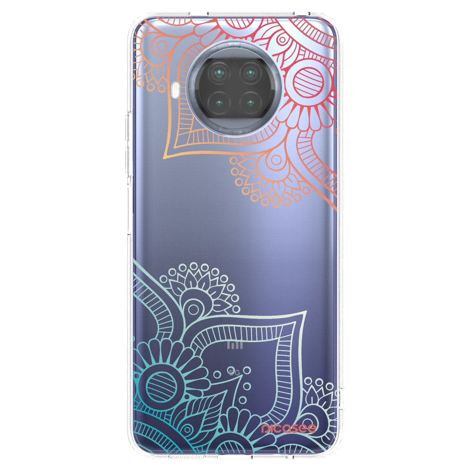 Picasee silikonska prozirna maskica za Xiaomi Mi 10T Lite - Flowers pattern