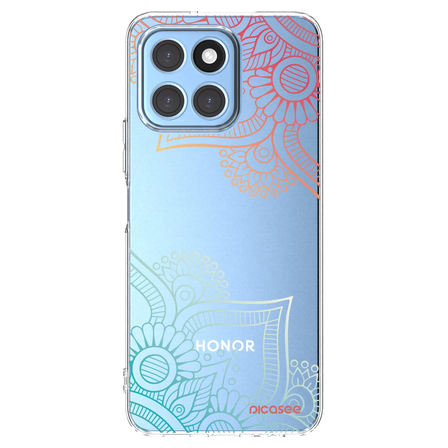 Picasee silikonska prozirna maskica za Honor X6 - Flowers pattern