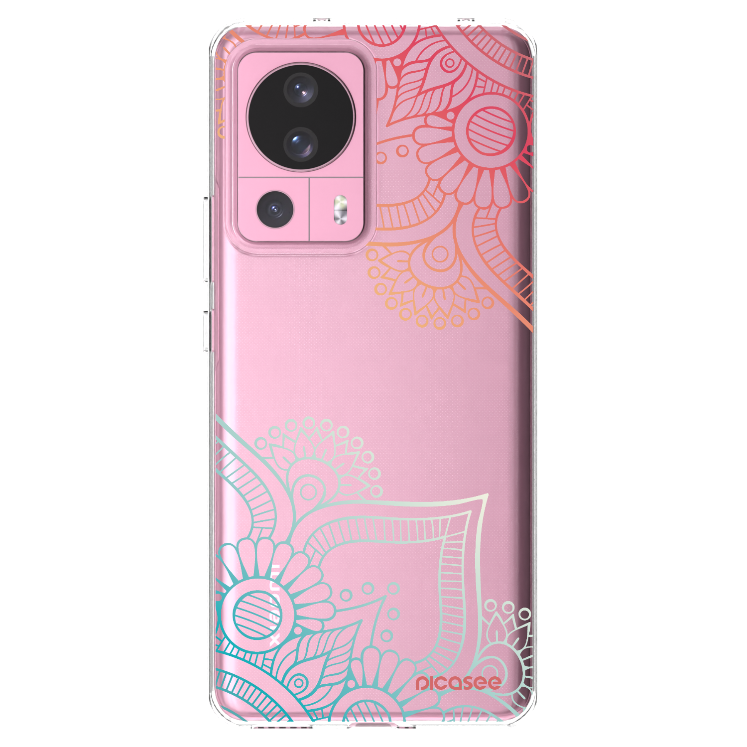 Picasee silikonska prozirna maskica za Xiaomi 13 Lite - Flowers pattern