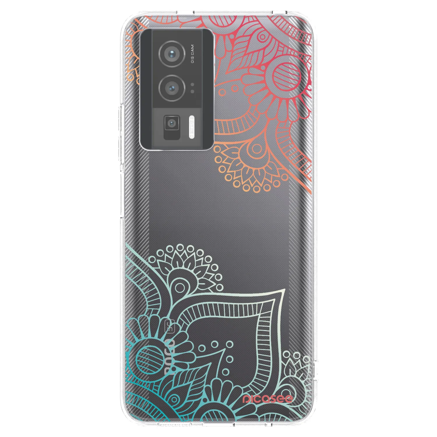 Picasee silikonska prozirna maskica za Xiaomi Poco F5 Pro 5G - Flowers pattern