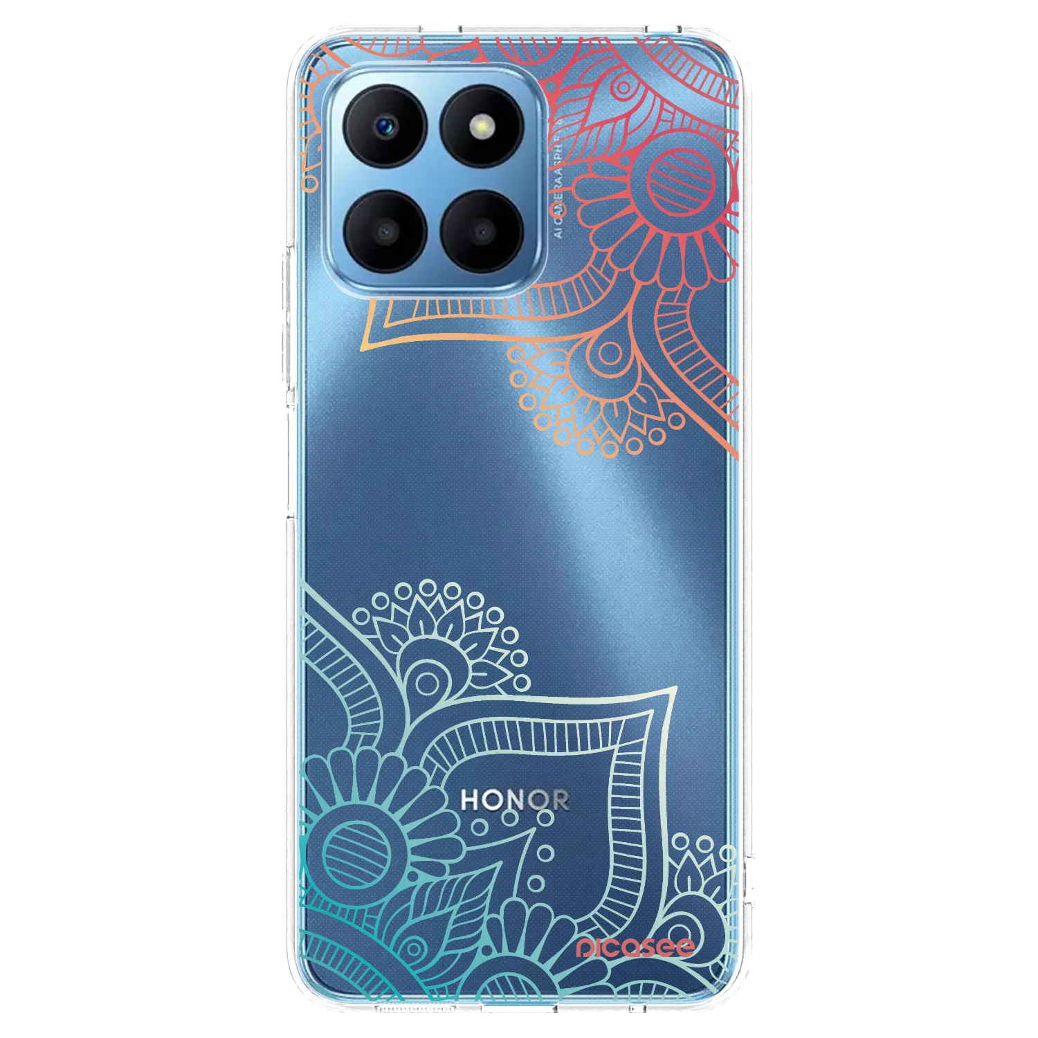 Picasee silikonska prozirna maskica za Honor 70 Lite - Flowers pattern