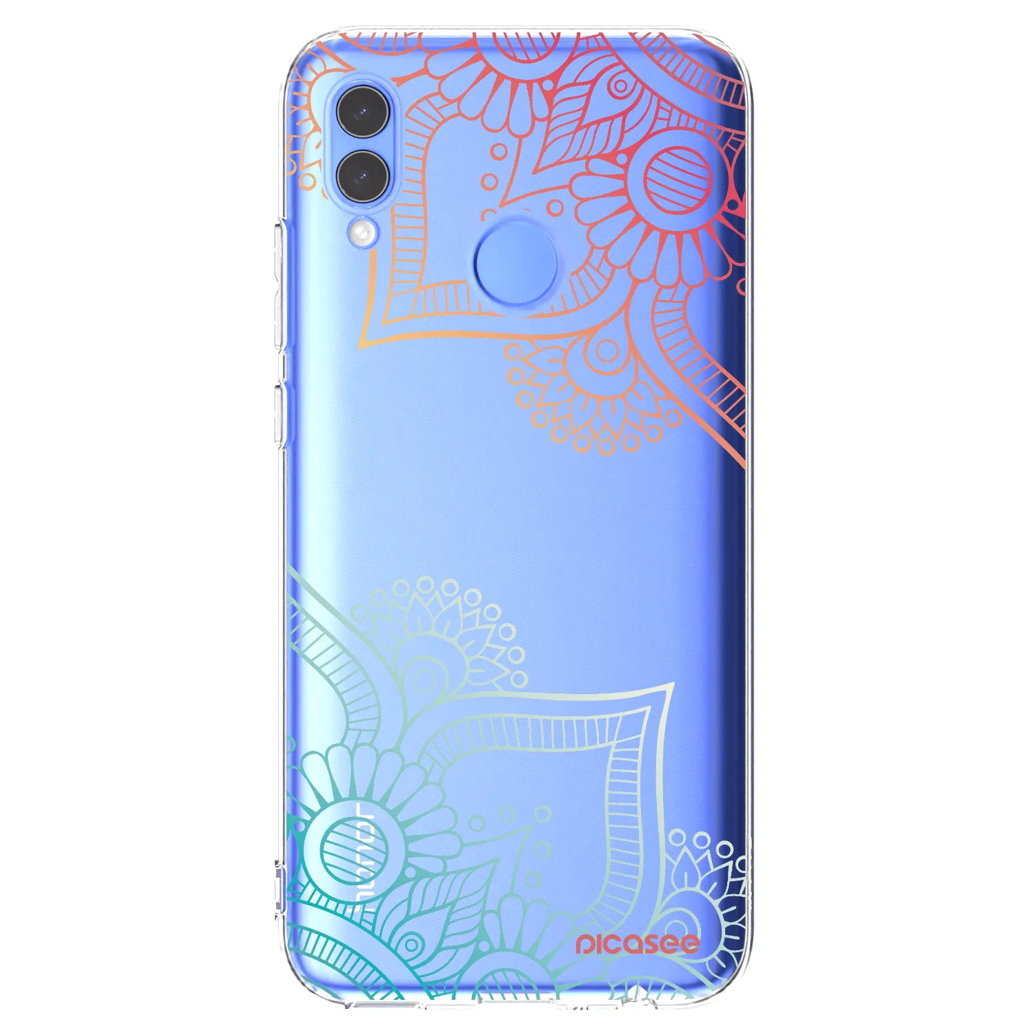 Picasee silikonska prozirna maskica za Honor 10 Lite - Flowers pattern