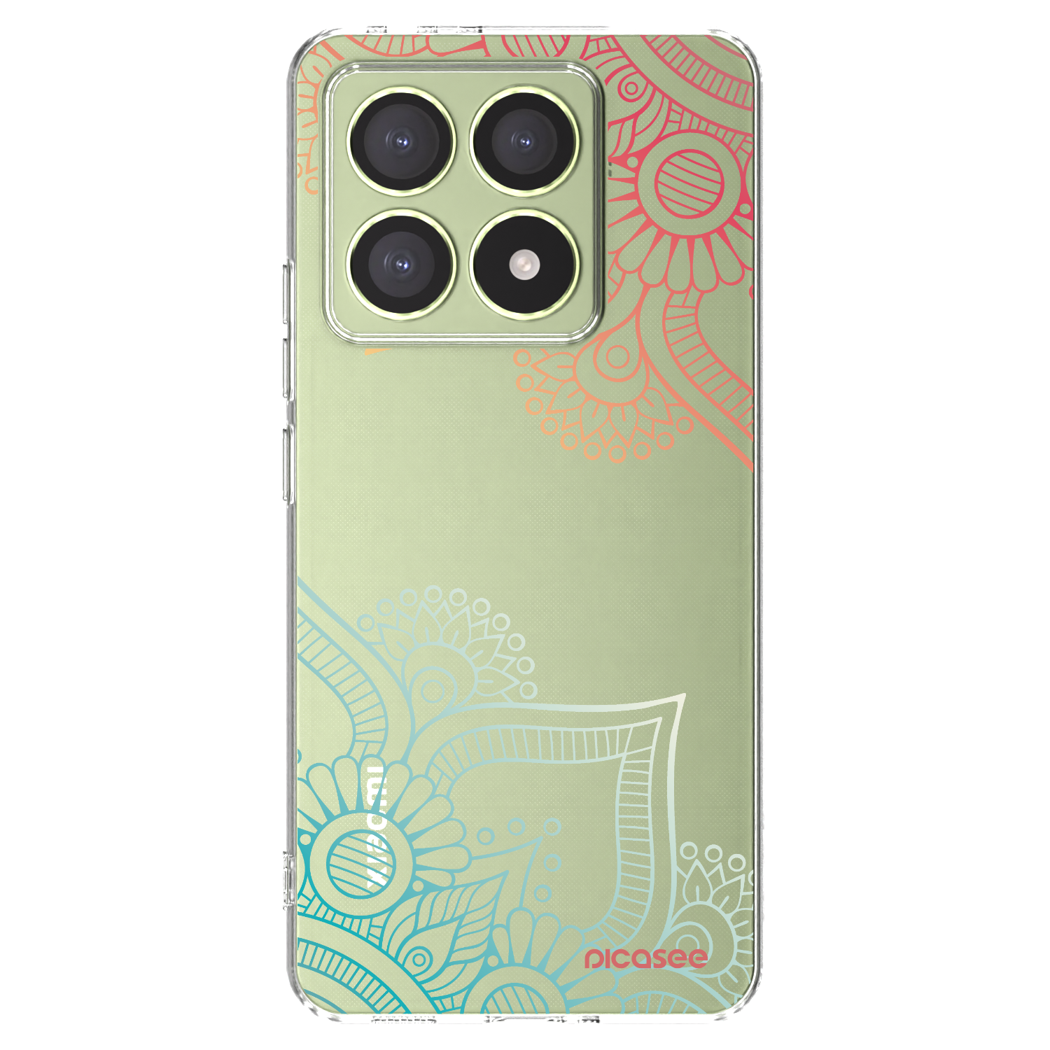 Picasee silikonska prozirna maskica za Xiaomi 14T - Flowers pattern