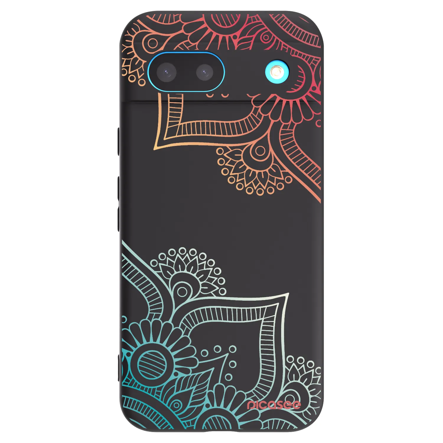 Picasee crna silikonska maskica za Google Pixel 8 - Flowers pattern