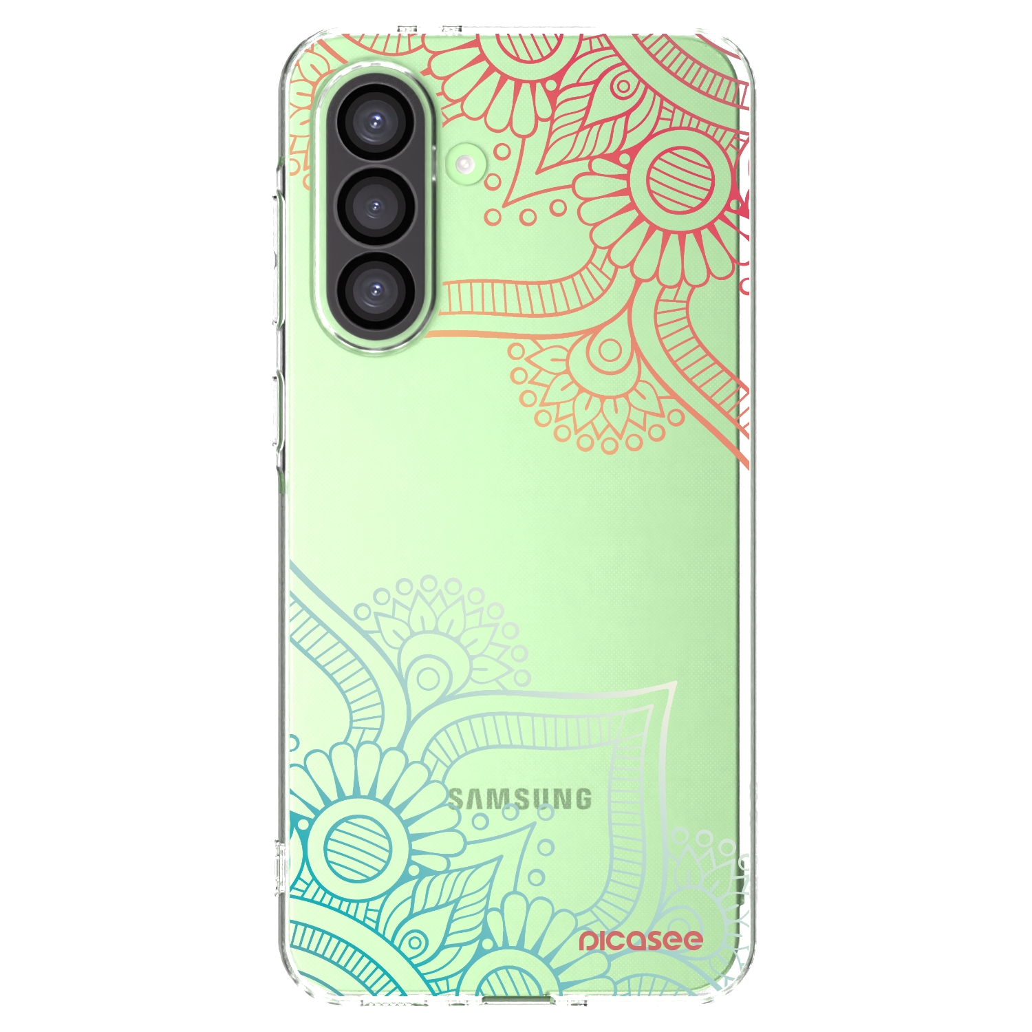 Picasee silikonska prozirna maskica za Samsung Galaxy A26 5G A266B - Flowers pattern