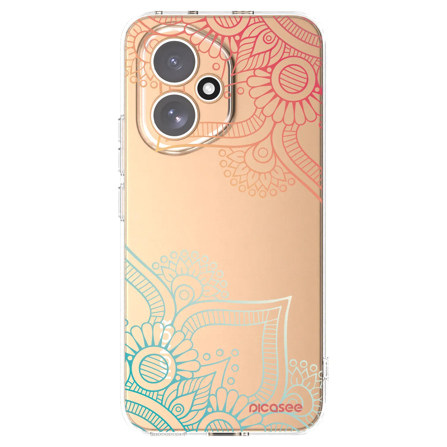 Picasee silikonska prozirna maskica za Honor 400 5G - Flowers pattern