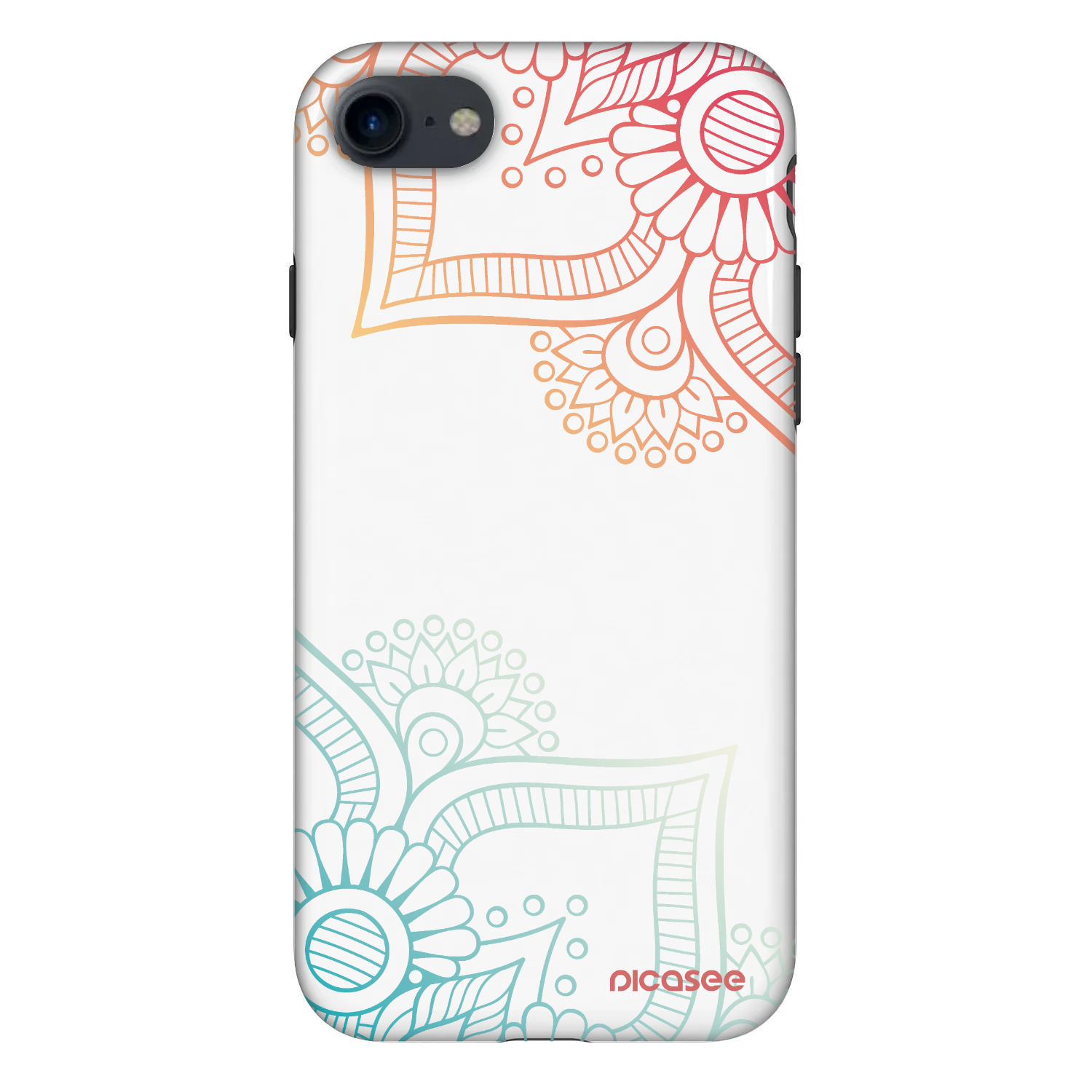 Picasee Fashion Case za Apple iPhone SE 2020 - Flowers pattern