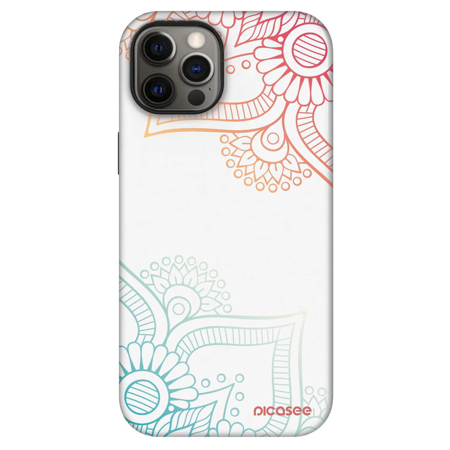 Picasee Fashion Case MagSafe za Apple iPhone 12 Pro - Flowers pattern