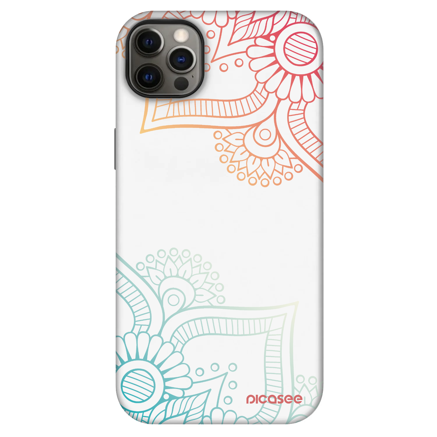 Picasee Fashion Case MagSafe za Apple iPhone 12 Pro Max - Flowers pattern