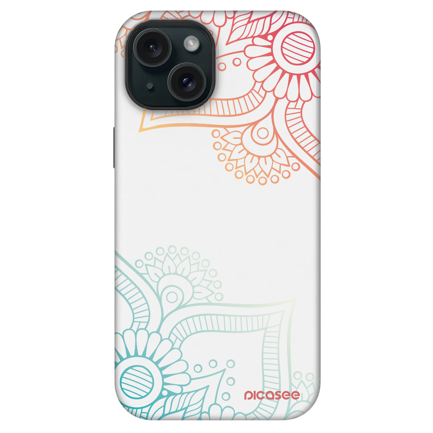 Picasee Fashion Case MagSafe za Apple iPhone 15 - Flowers pattern