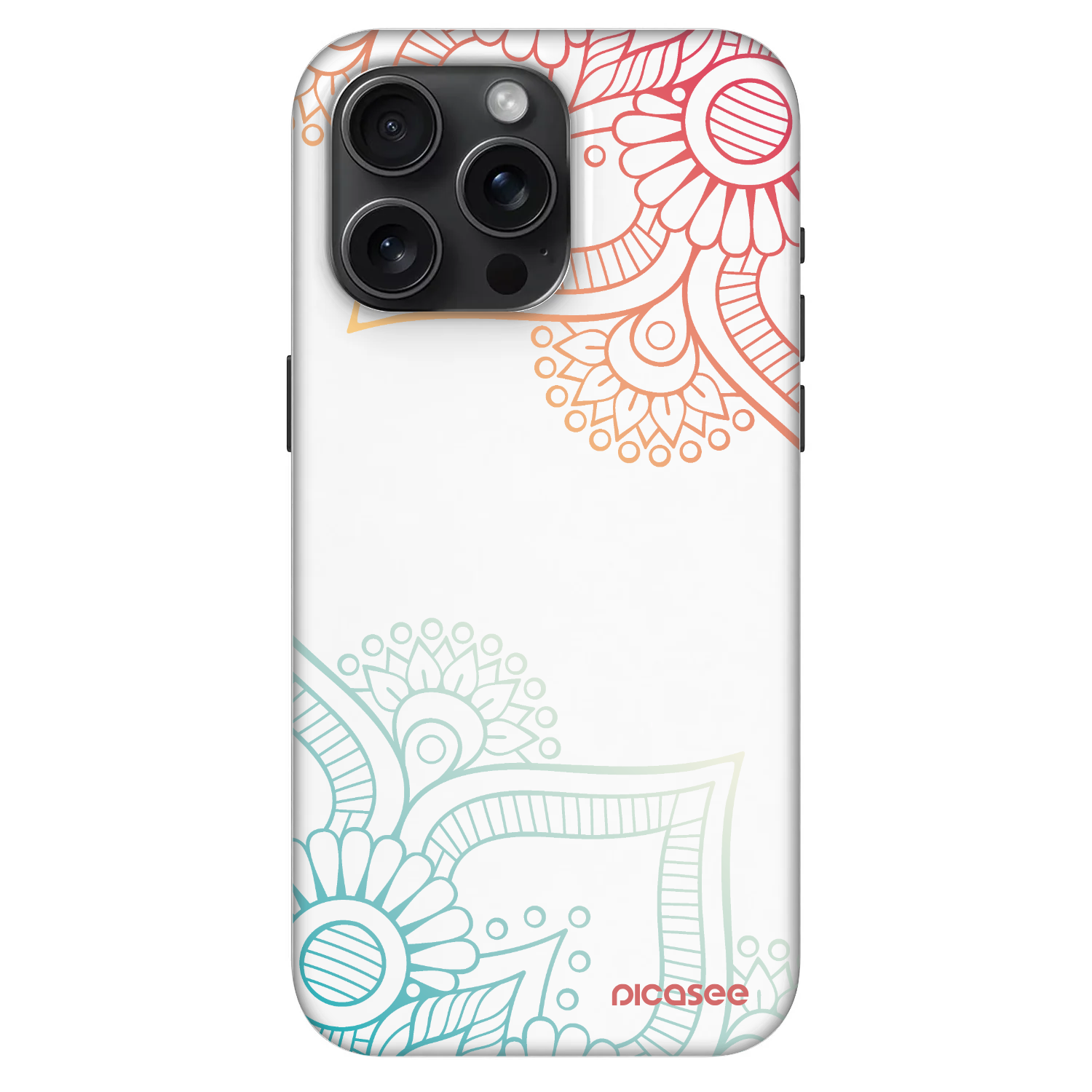 Picasee Fashion Case MagSafe za Apple iPhone 15 Pro Max - Flowers pattern