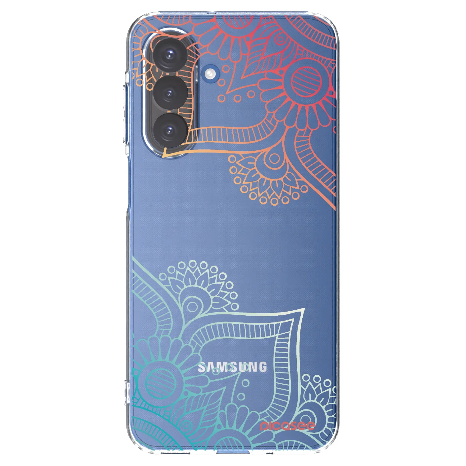 Picasee silikonska prozirna maskica za Samsung Galaxy A17 5G - Flowers pattern