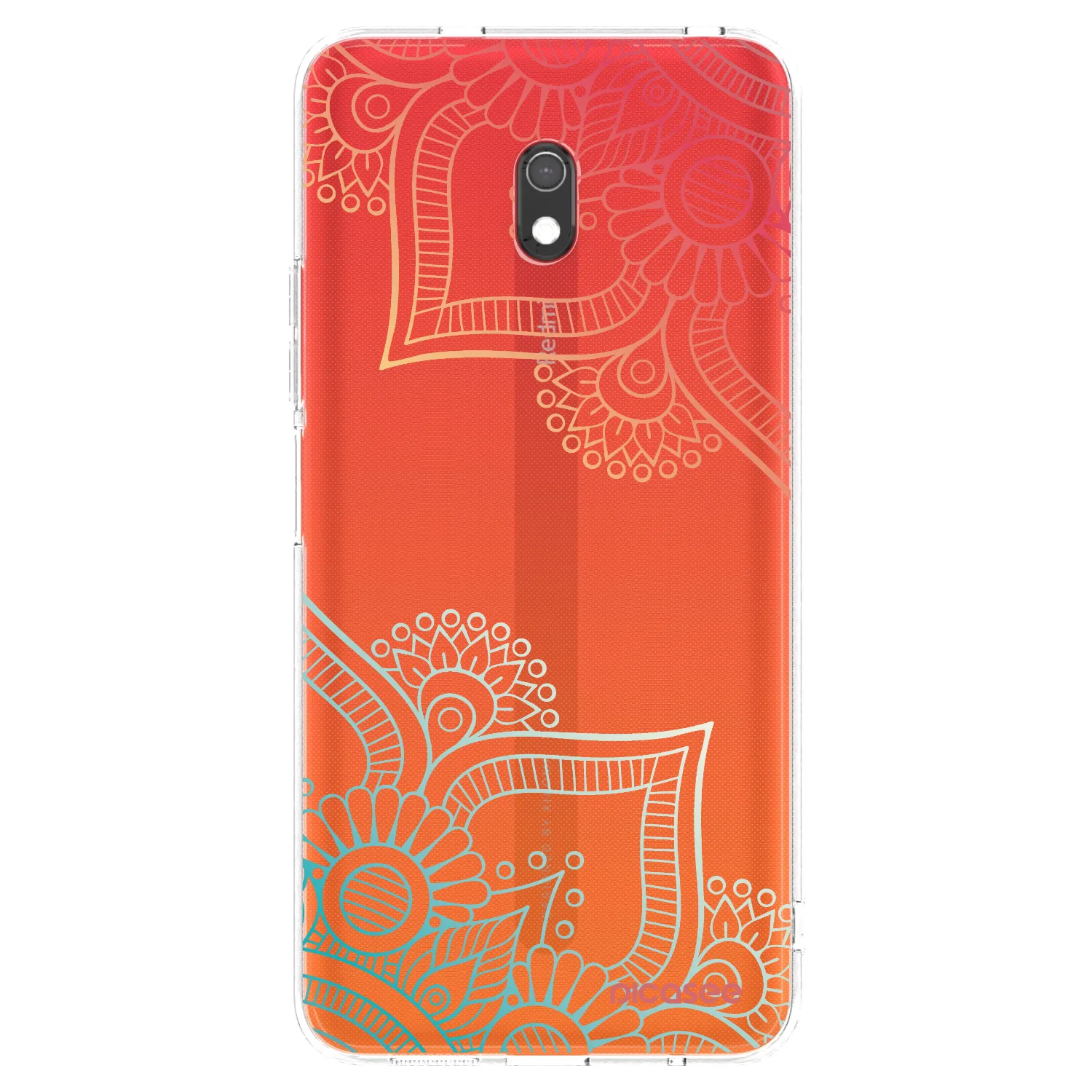 Picasee silikonska prozirna maskica za Xiaomi Redmi 8A - Flowers pattern