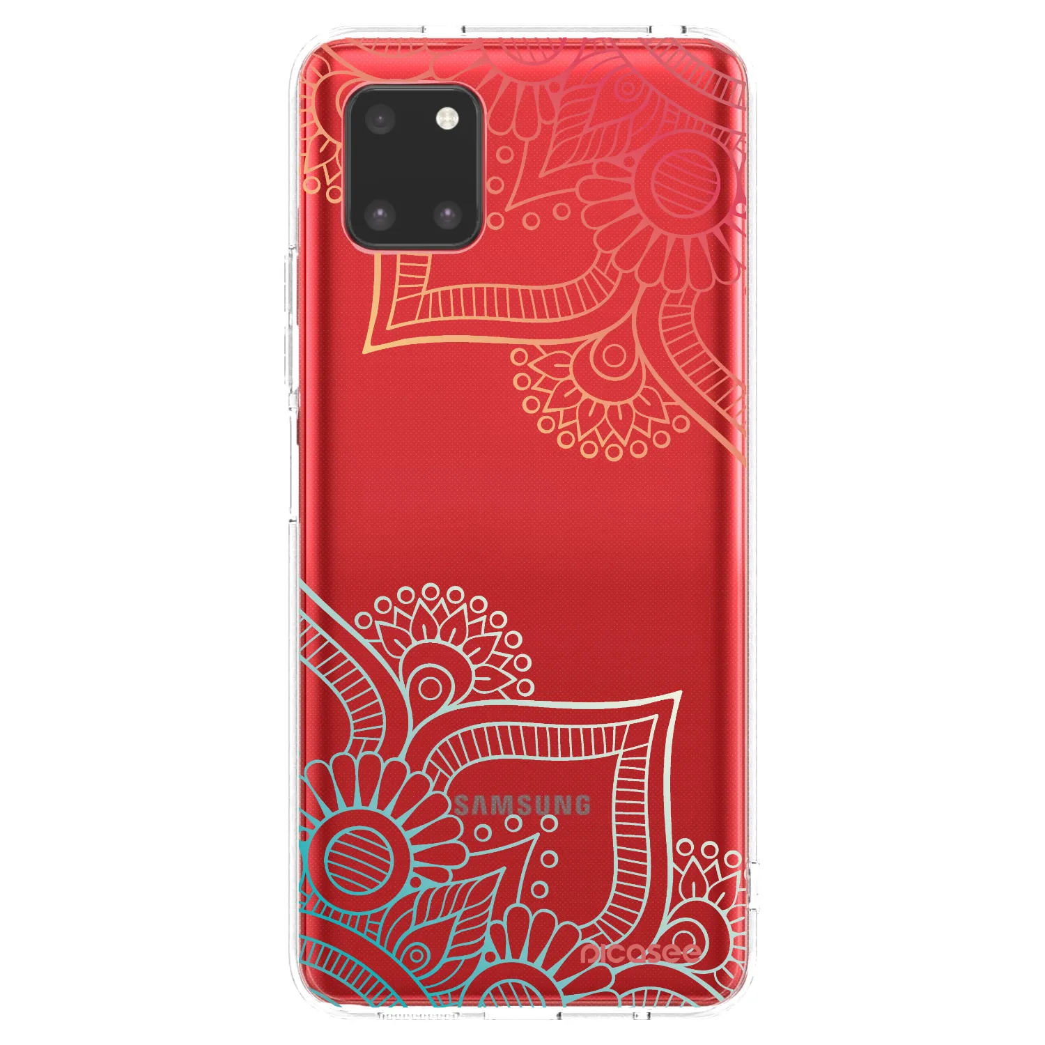 Picasee silikonska prozirna maskica za Samsung Galaxy Note 10 Lite N770F - Flowers pattern