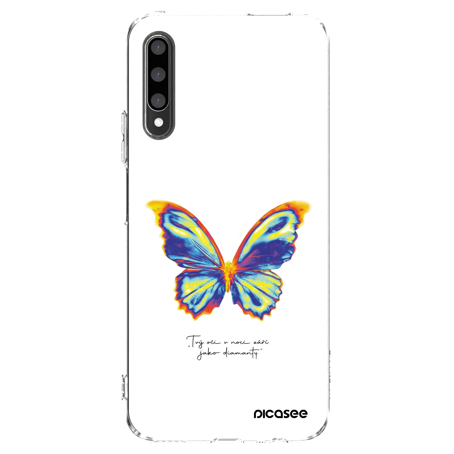 Picasee silikonska prozirna maskica za Honor 9X Pro - Diamanty White