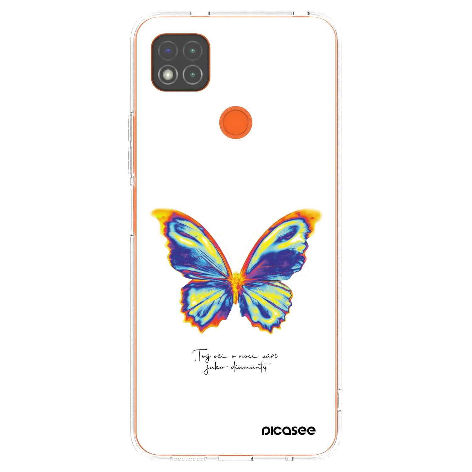 Picasee silikonska prozirna maskica za Xiaomi Redmi 9C - Diamanty White