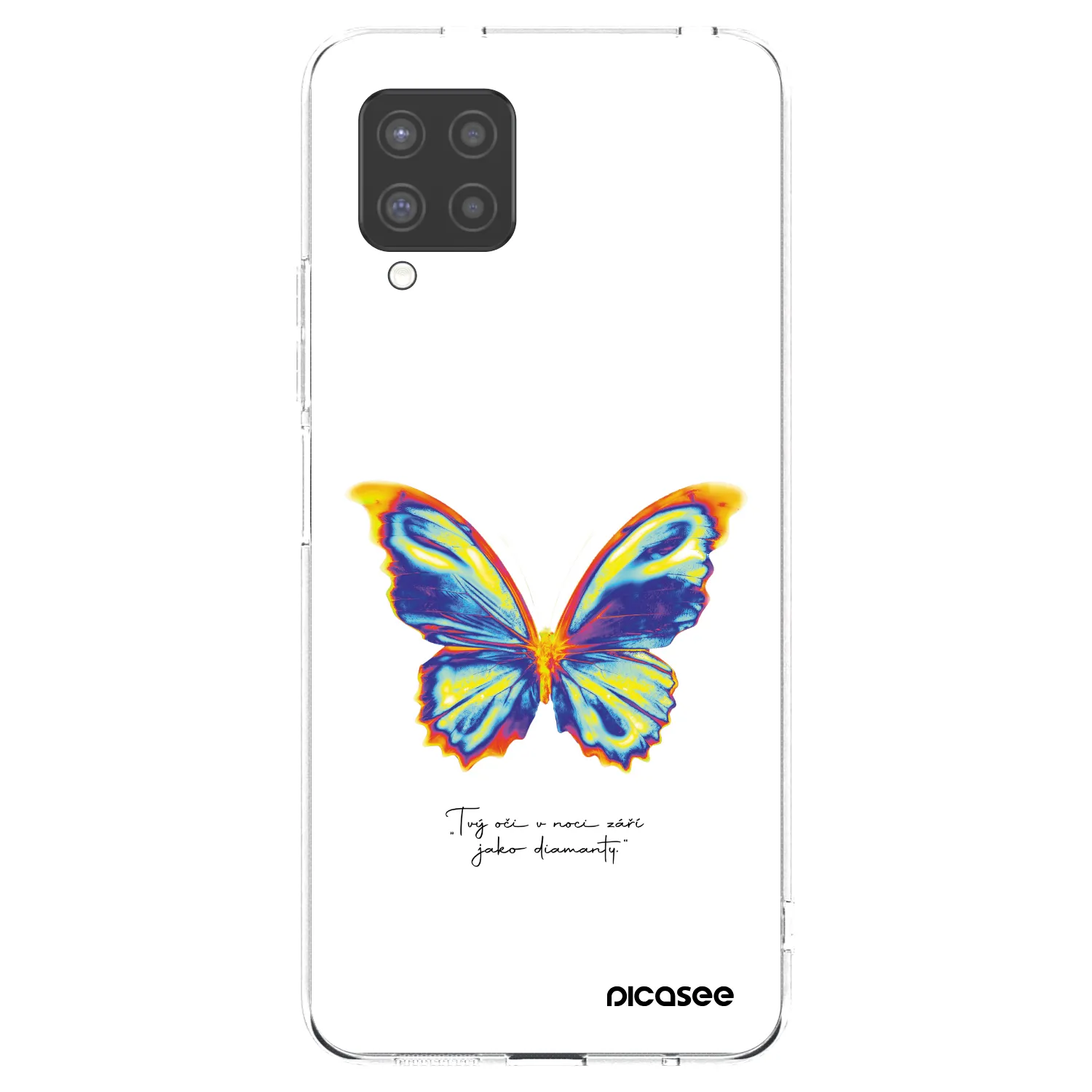 Picasee silikonska prozirna maskica za Samsung Galaxy A42 A426B - Diamanty White
