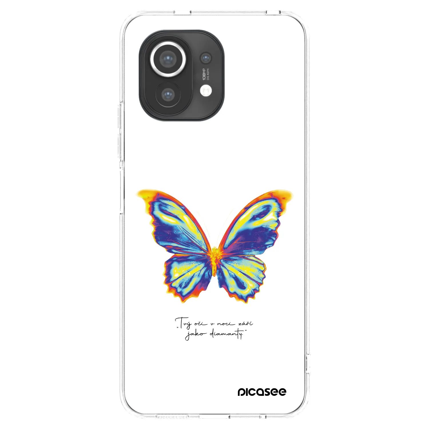 Picasee silikonska prozirna maskica za Xiaomi Mi 11 - Diamanty White