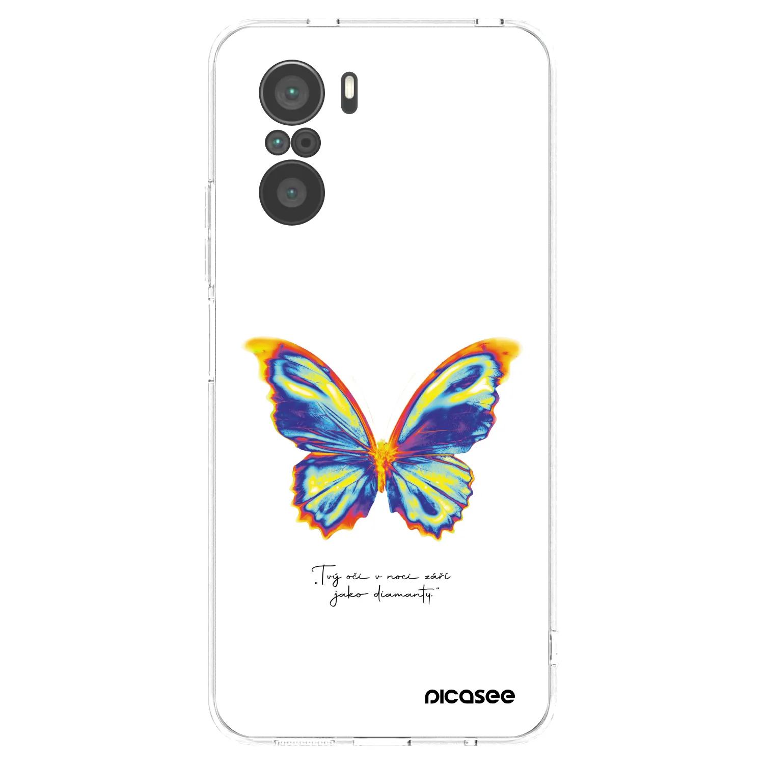 Picasee silikonska prozirna maskica za Xiaomi Poco F3 - Diamanty White