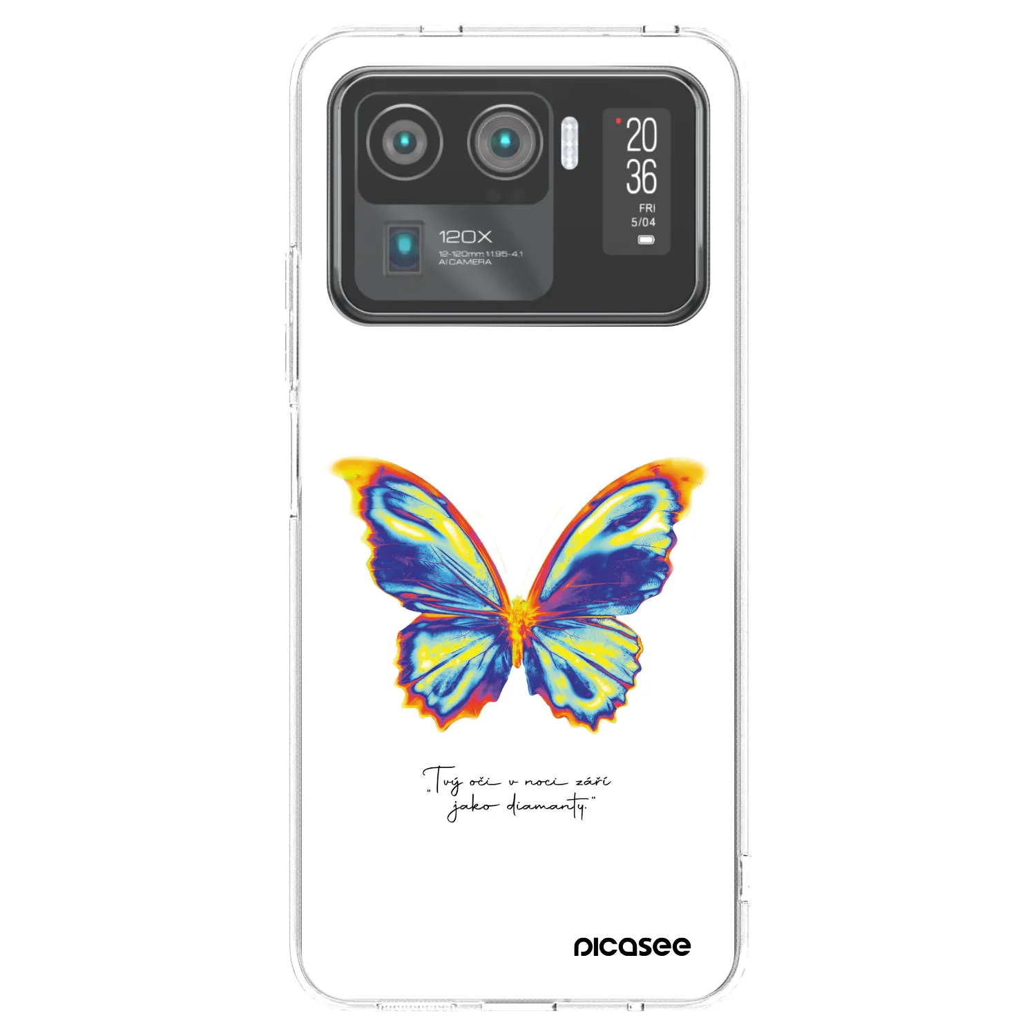Picasee silikonska prozirna maskica za Xiaomi Mi 11 Ultra - Diamanty White