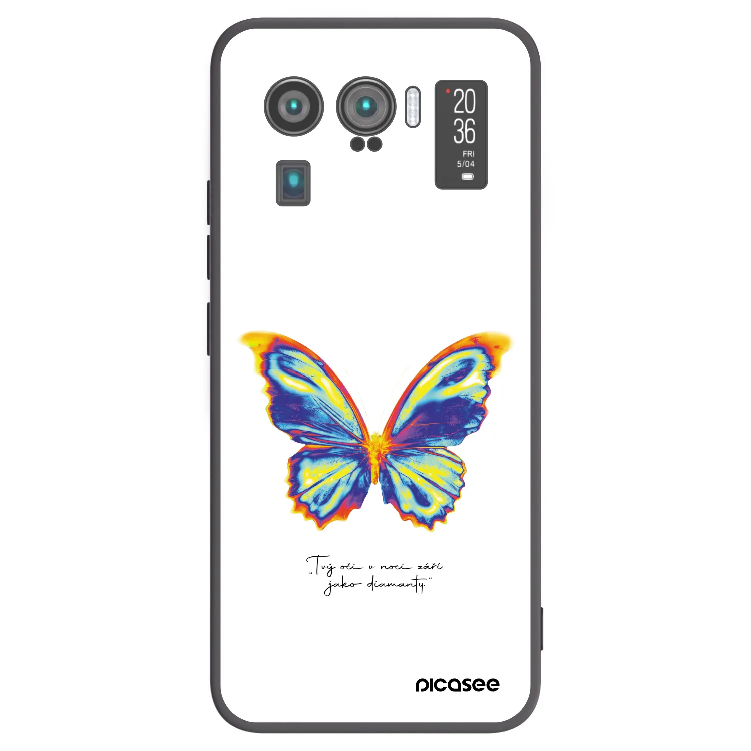 Picasee crna silikonska maskica za Xiaomi Mi 11 Ultra - Diamanty White